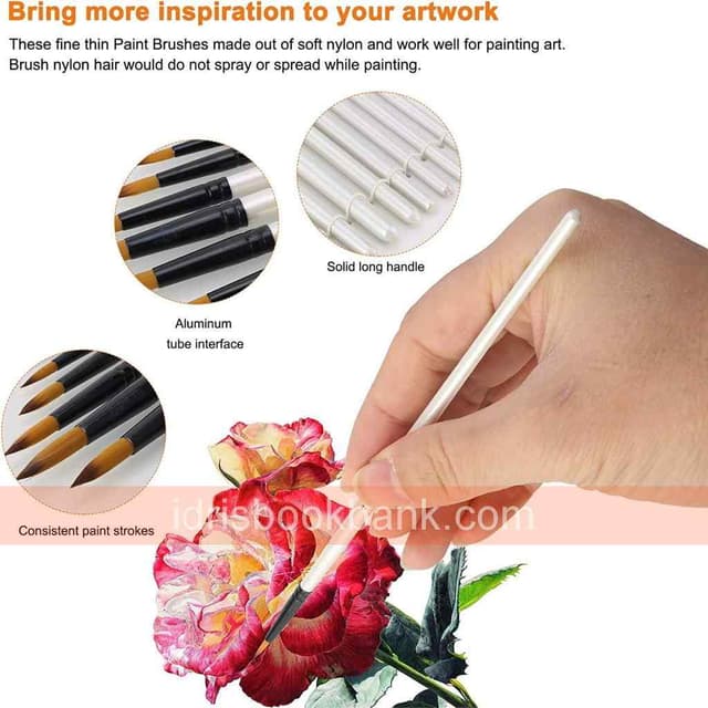 KEEP SMILING PAINT BRUSH ROUND NO-4