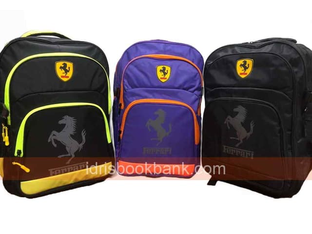 SCHOOL BAG FERRARI XL