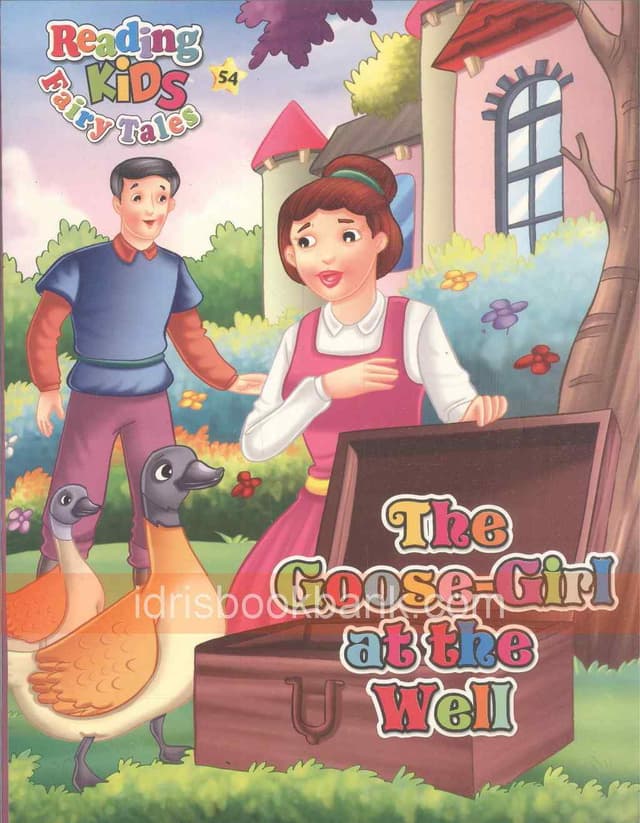 READING KIDS FAIRY TALES THE GOOSE GIRL AT THE WELL