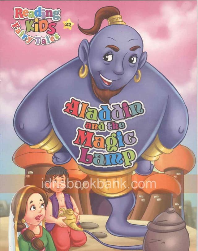 READING KIDS FAIRY TALES ALADDIN AND THE MAGIC LAMP