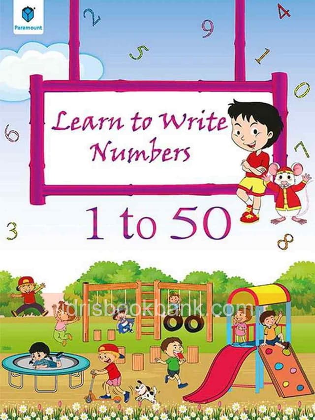 PARAMOUNT LEARN TO WRITE NUMBERS 1 TO 50