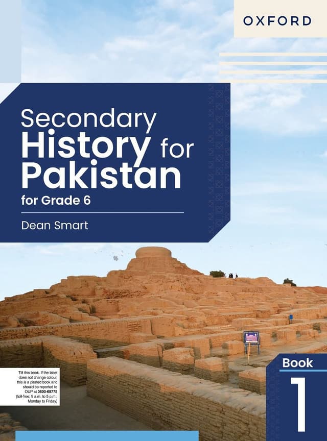 OXFORD SECONDARY HISTORY FOR PAKISATN FOR GRADE 6 BOOK 1