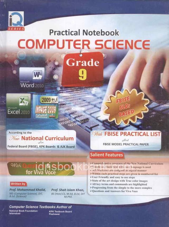 IQRA PC COMPUTER SCIENCE GRADE 9