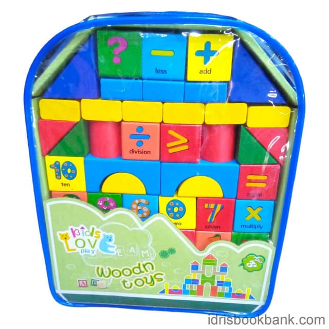 WOODEN ALPHABET SET BAG 462134 ST7412
