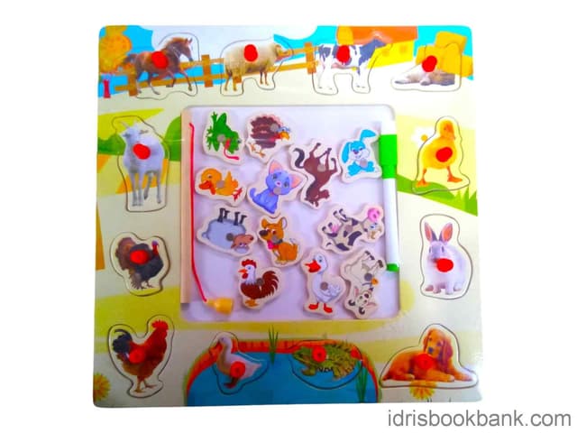 WOODEN SHEET ANIMAL+WHITE BOARD NO ST4110