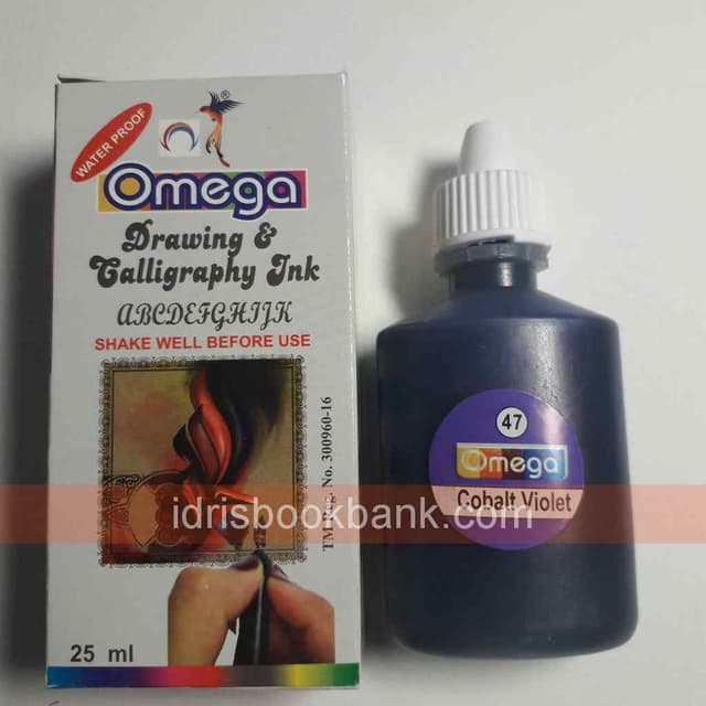 OMEGA DRAWING CALLIGRAPHY INK 25CC (BLACK)