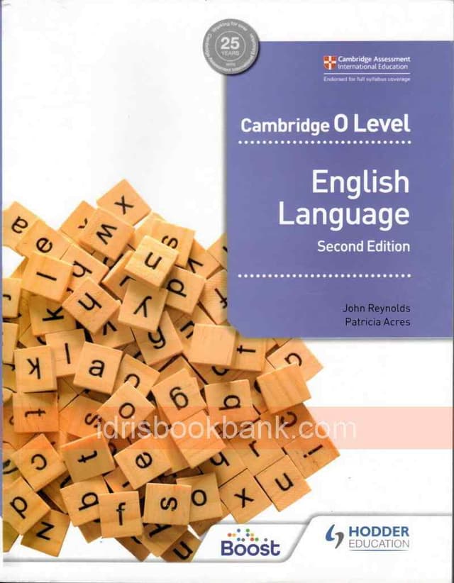 CAMBRIDGE O LEVEL ENGLISH LANGUAGE 2 ED HODDER EDUCATION