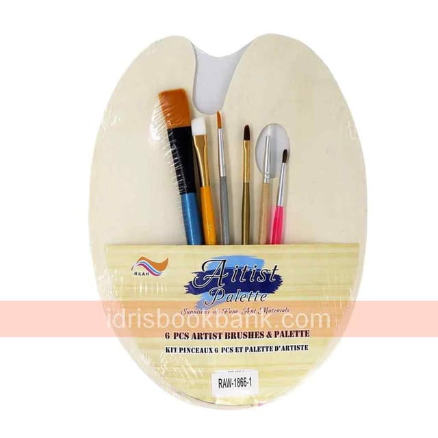 ARTIST PAINT BURSH 12 PCS WITH PLATE NO 1012