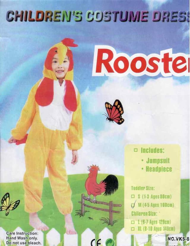 COSTUME ROOSTER MEDIUM