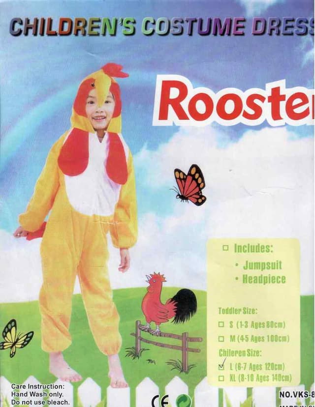 COSTUME ROOSTER LARGE