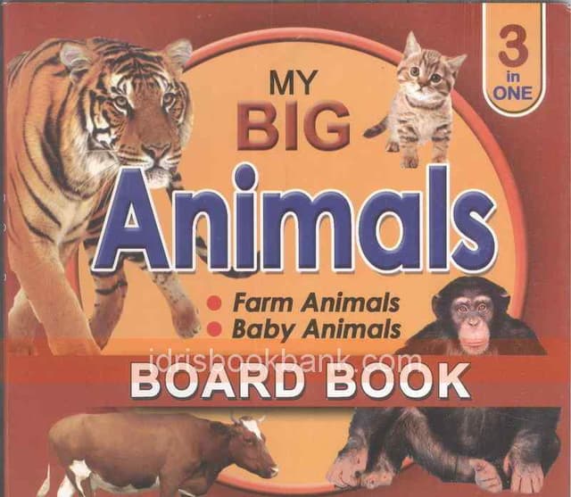 3 IN1 MY BIG ANIMALS BOARD BOOK