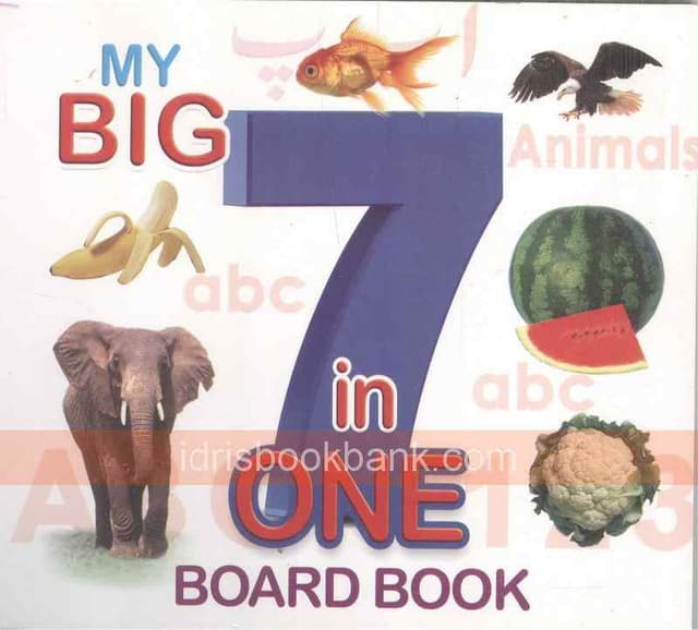 WIPED AND CLEAN 7 IN 1 ABC ALIF BAY JEEM 123 BOOK