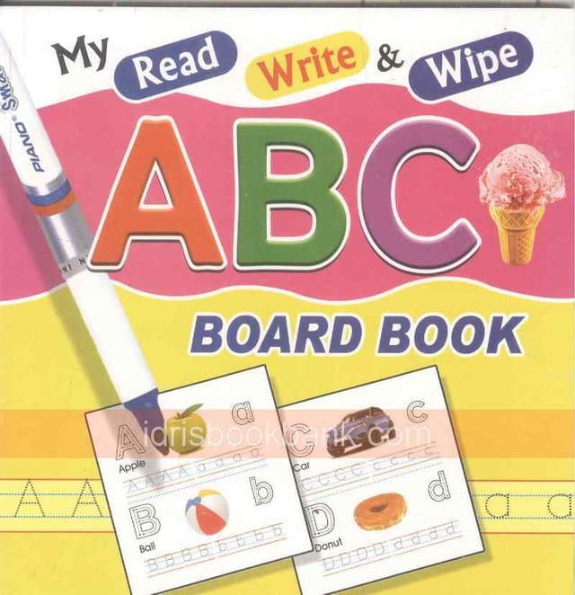 MY READ WRITE & WIPE ABC BOARD BOOK