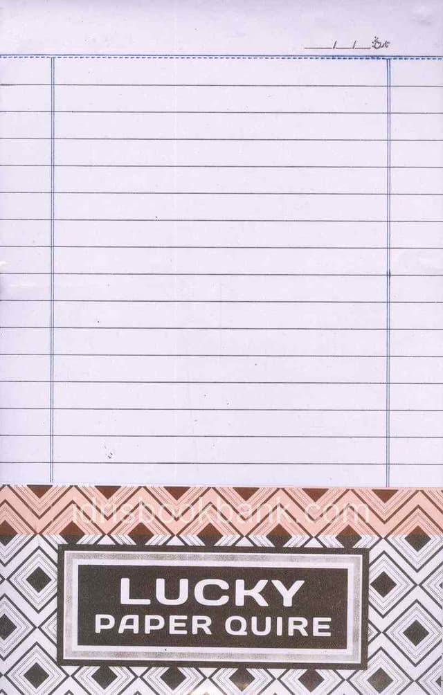 LUCKY SHEET PAPER QRS LPQ BL 100