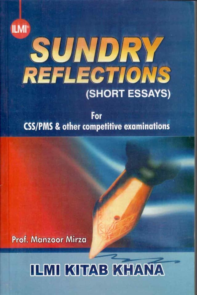 ILMI SUNDRY REFLECTIONS SHORT ESSAYS