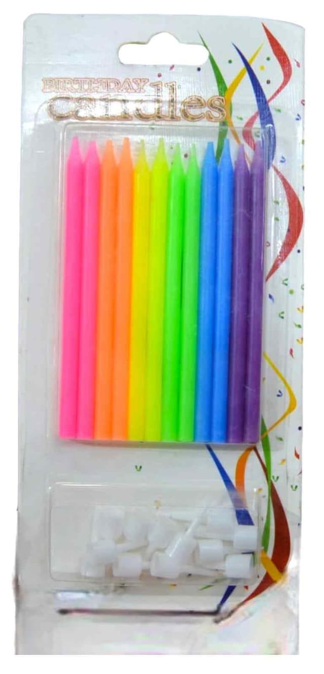 CANDLE DOUBLE STICK HAPPY BIRTHDAY