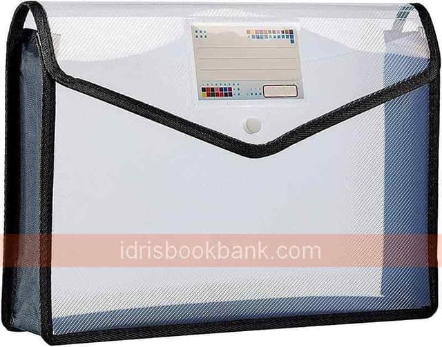 TRANSPARENT DOCUMENT BAG