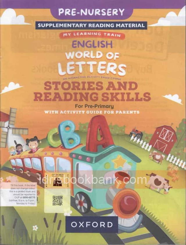 OXFORD MLT WORLD OF LETTERS STORIES AND READING SKILLS PRE NURSERY