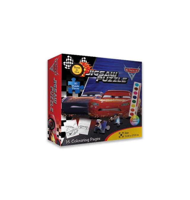 JIGSAW PUZZLE (3 IN 1) CARS