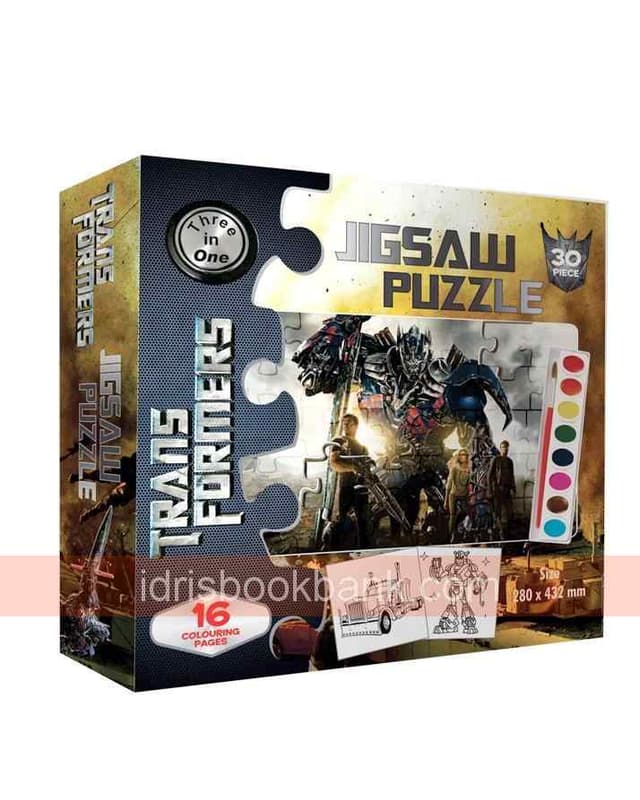 JIGSAW PUZZLE (3 IN 1) TRANSFORMERS