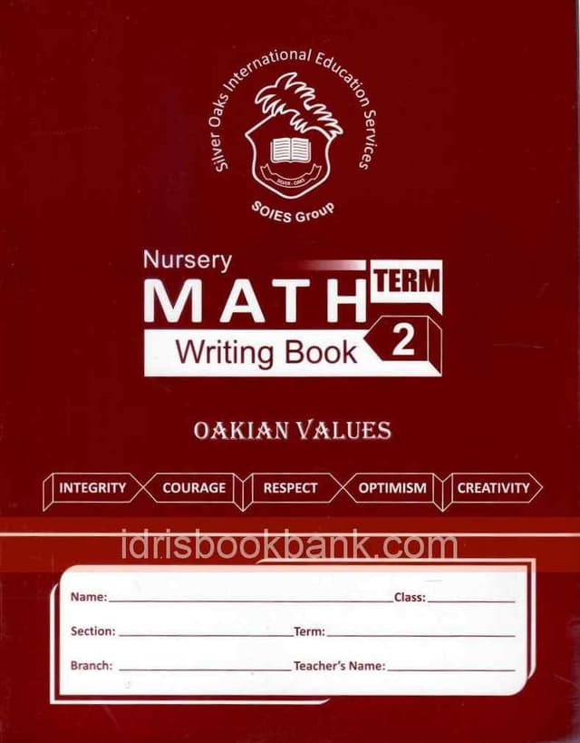 SILVER OAKS WB MATH NURSERY TERM 2