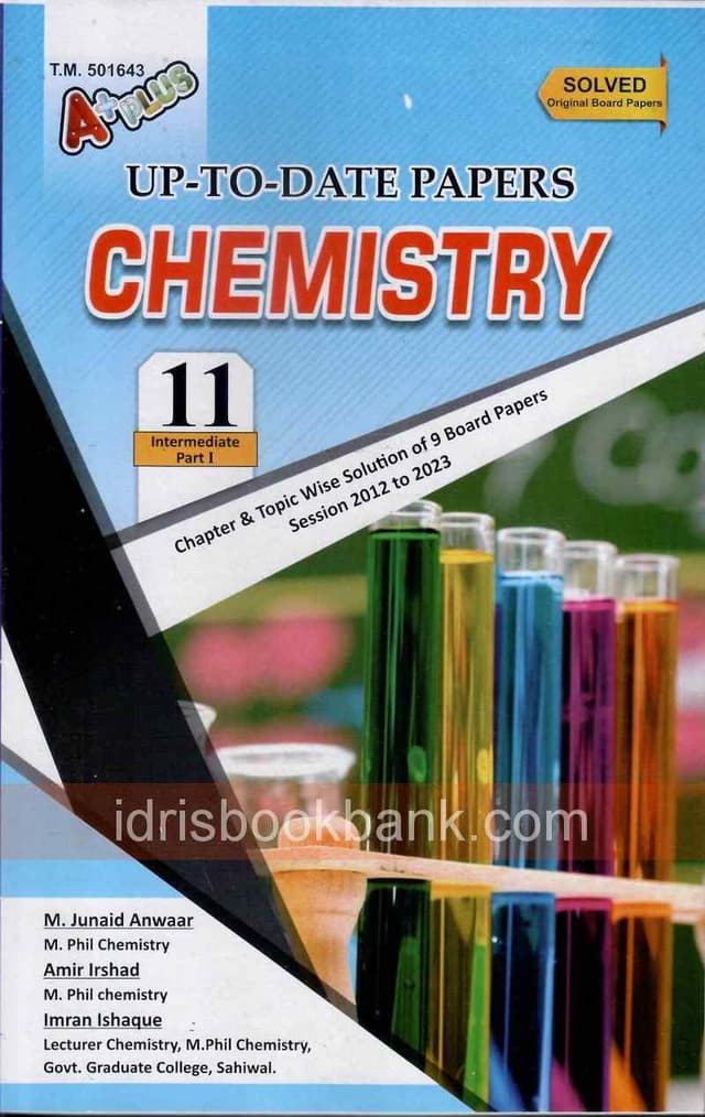 A+PLUS UP TO DATE MODEL PAPER CHEMISTRY 11