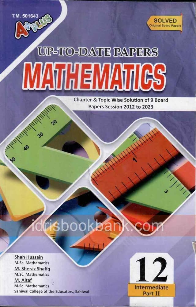 A+PLUS UP TO DATE MODEL PAPER MATHEMATICS 12