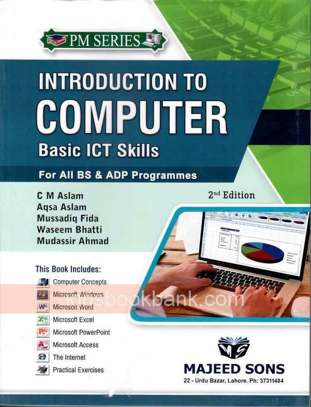 MAJEED SONS INTRODUCTION TO COMPUTER ICT SKILLS 2D ED