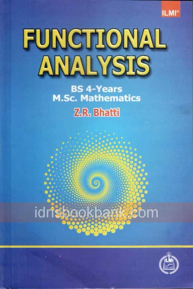 ILMI FUNCTIONAL ANALYSIS BS 4