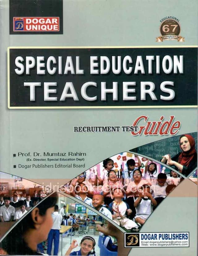 DOGAR UNIQUE SPECIAL EDUCATION TEACHERS RECRUITMENT GUIDE