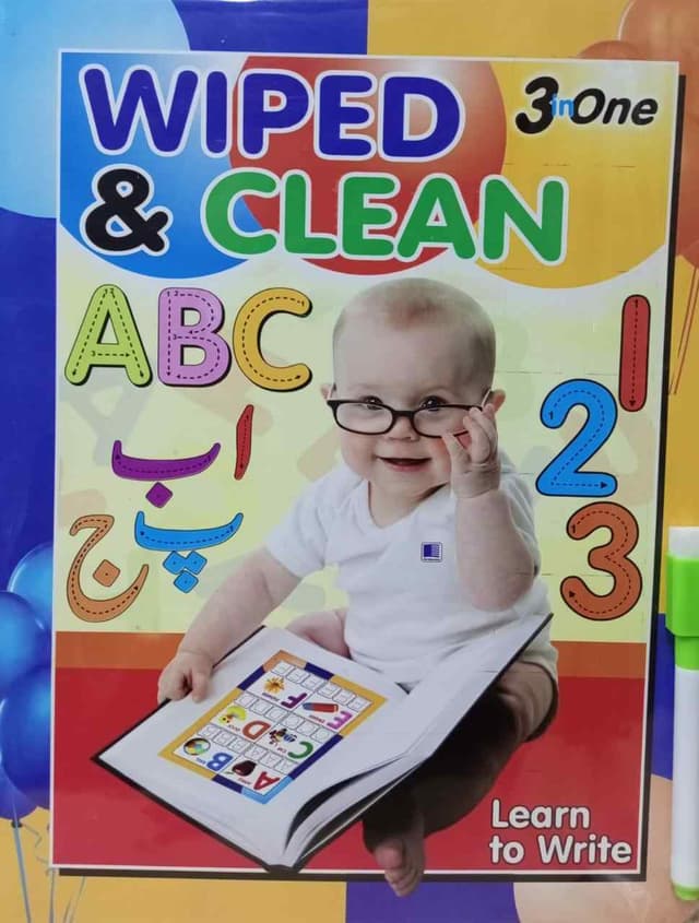 3 IN 1 WIPED & CLEAN BOOK LARGE