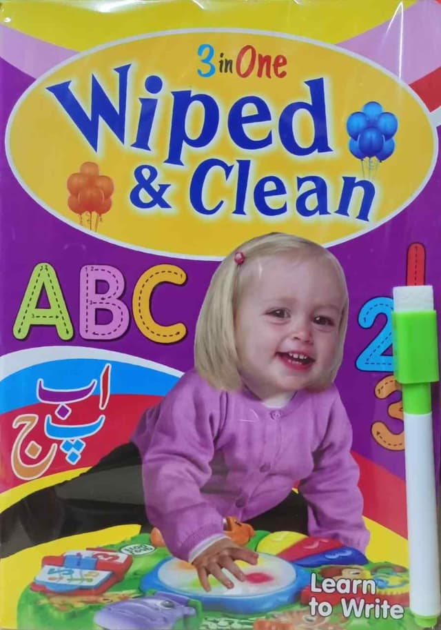 3 IN 1 WIPED & CLEAN BOOK SMALL