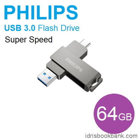 USB FLASH DRIVE PHILIPS SUPER SPEED 64GB 3:0