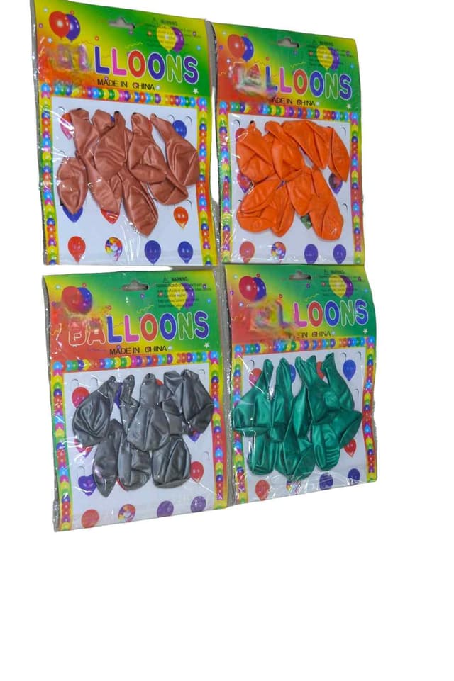 SINGLE COLOUR BALLOON 10 PCS NO MB01