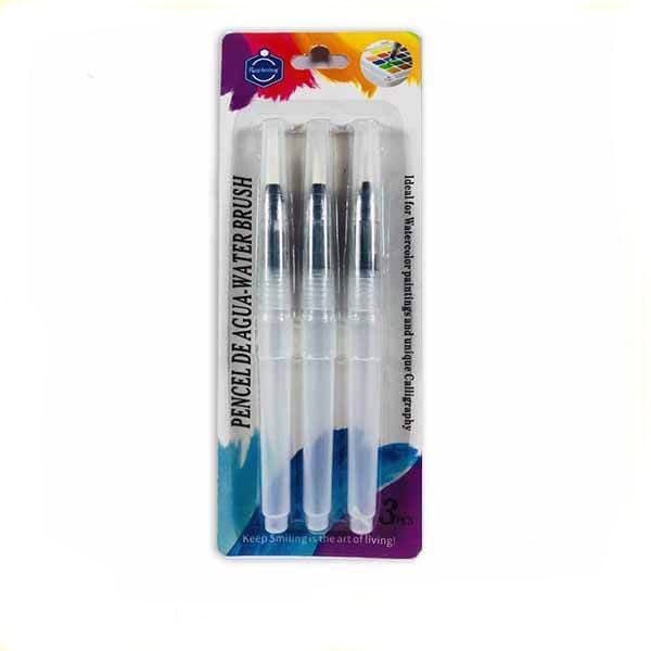KEEP SMILING WATER COLOUR PAINTING BRUSH 3 PCS SET