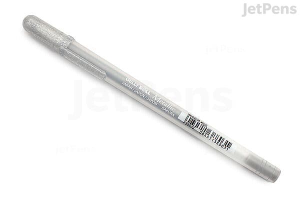 METALLIC GELLY ROLL SILVER GEL PEN NO 38803