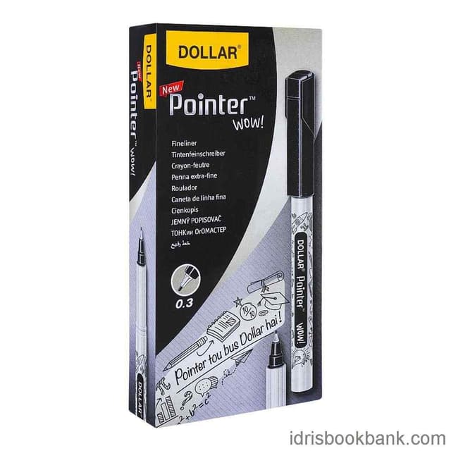 DOLLAR NEW WOW POINTER BLACK TM