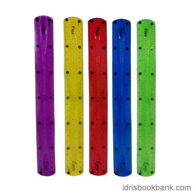 FLEXIBLE RULER 30 CM NO BC 0030