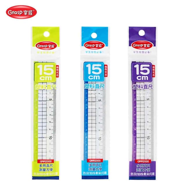 GRASP RULER 15CM PLASTIC NO GRR2000