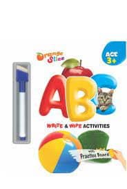 ORANGE SLICE AGE 3+ ABC WRITE AND WIPE ACTIVITIES WITH PRACTICE BOARD