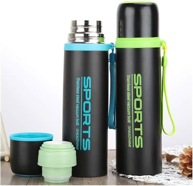 WATER BOTTLE VACUUM SZM STAINLESS STEEL HOT & COLD 500ML