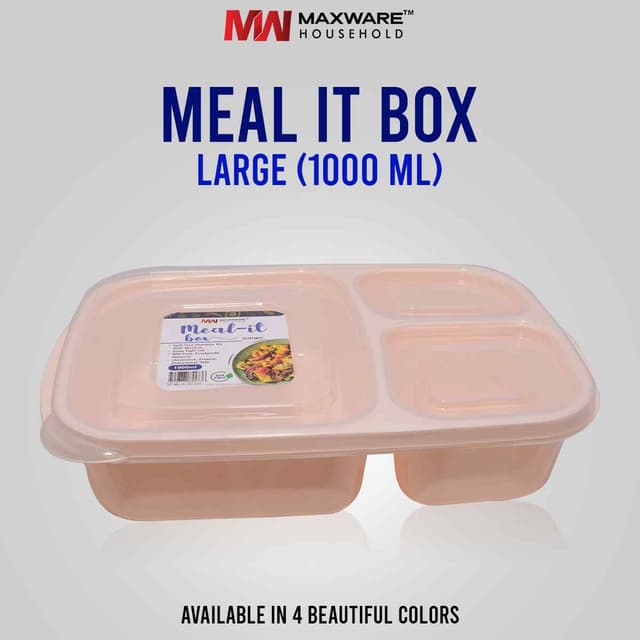 MAXWARE MEAT IT LUNCH BOX LARGE 1000ML