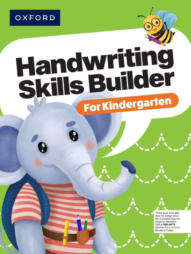 OXFORD HANDWRITING SKILLS BUILDER KG