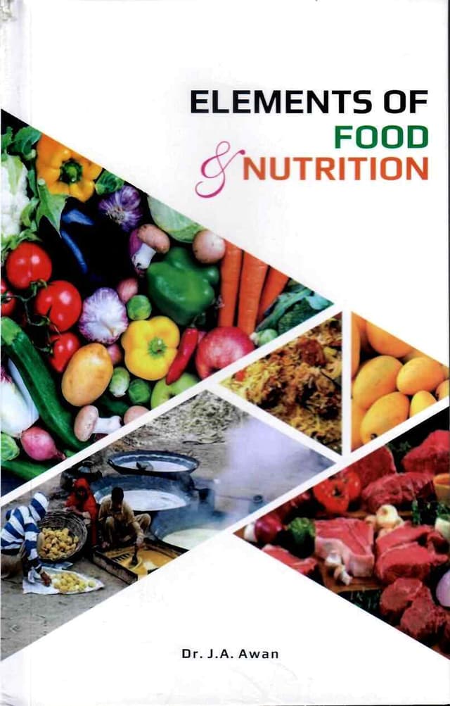 ELEMENTS OF FOOD NUTRITION