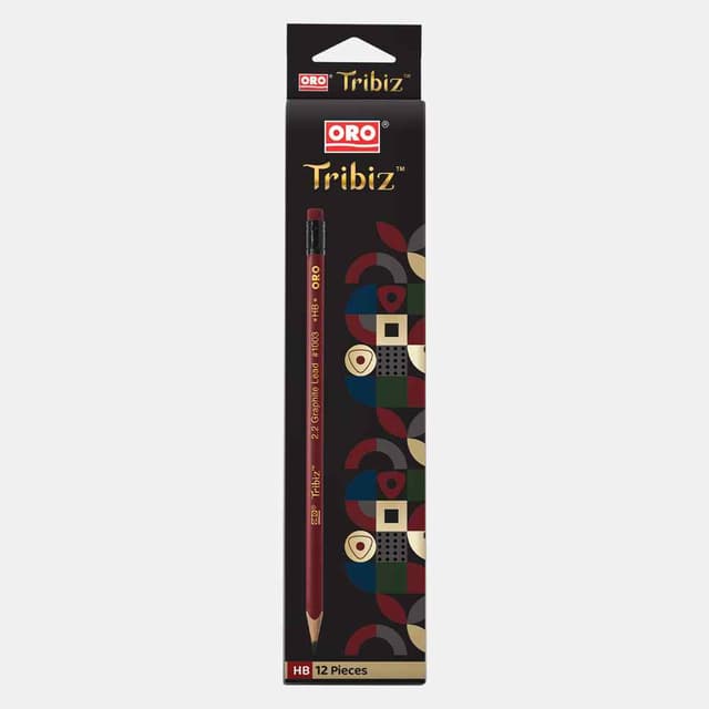 ORO TRIBIZ 2.2 GRAPHITE LEAD PENCIL 12 PCS PACK NO 1003