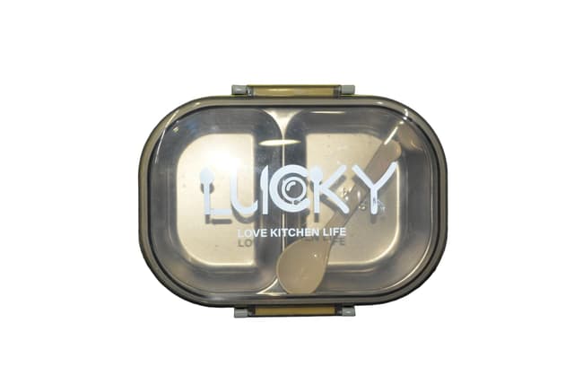 LUNCH BOX METAL LUCKY LOVE KITCHEN LIFE NO 5093