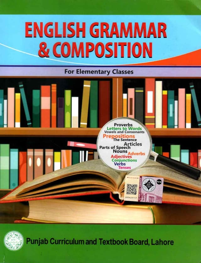 PTB ENGLISH GRAMMAR & COMPOSITION FOR ELEMENTARY CLASSES