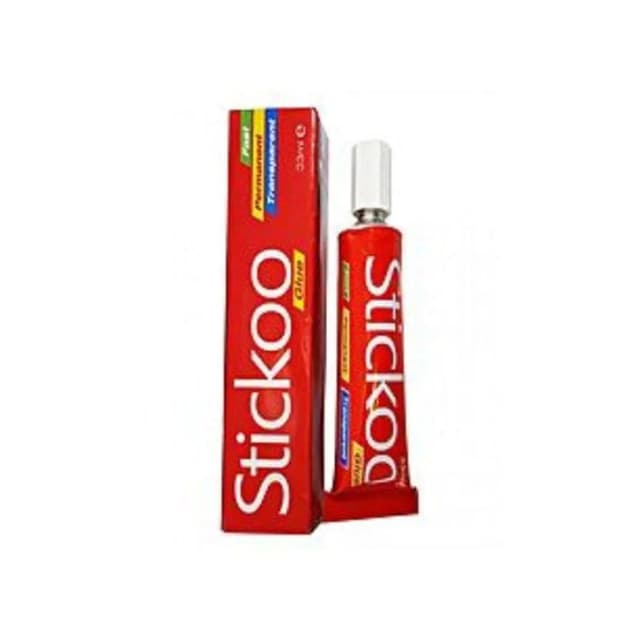 STICKOO GLUE 125ML FAST PERMANENT TRANSPARENT