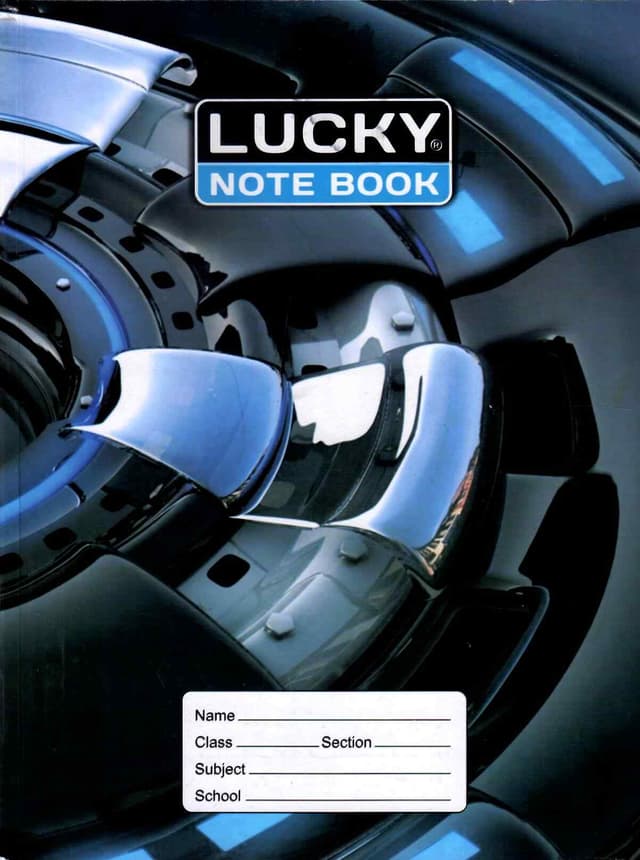 LUCKY GUM BINDING COPY NARROW LINE NOTEBOOK NO NLC 2240