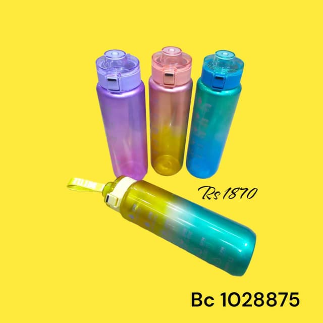WATER BOTTLE PLASTIC FANCY NO YT 7739